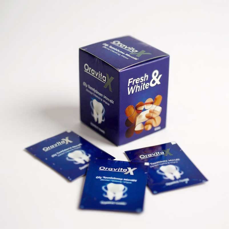 Oravitax Diş Temizleme Mendili